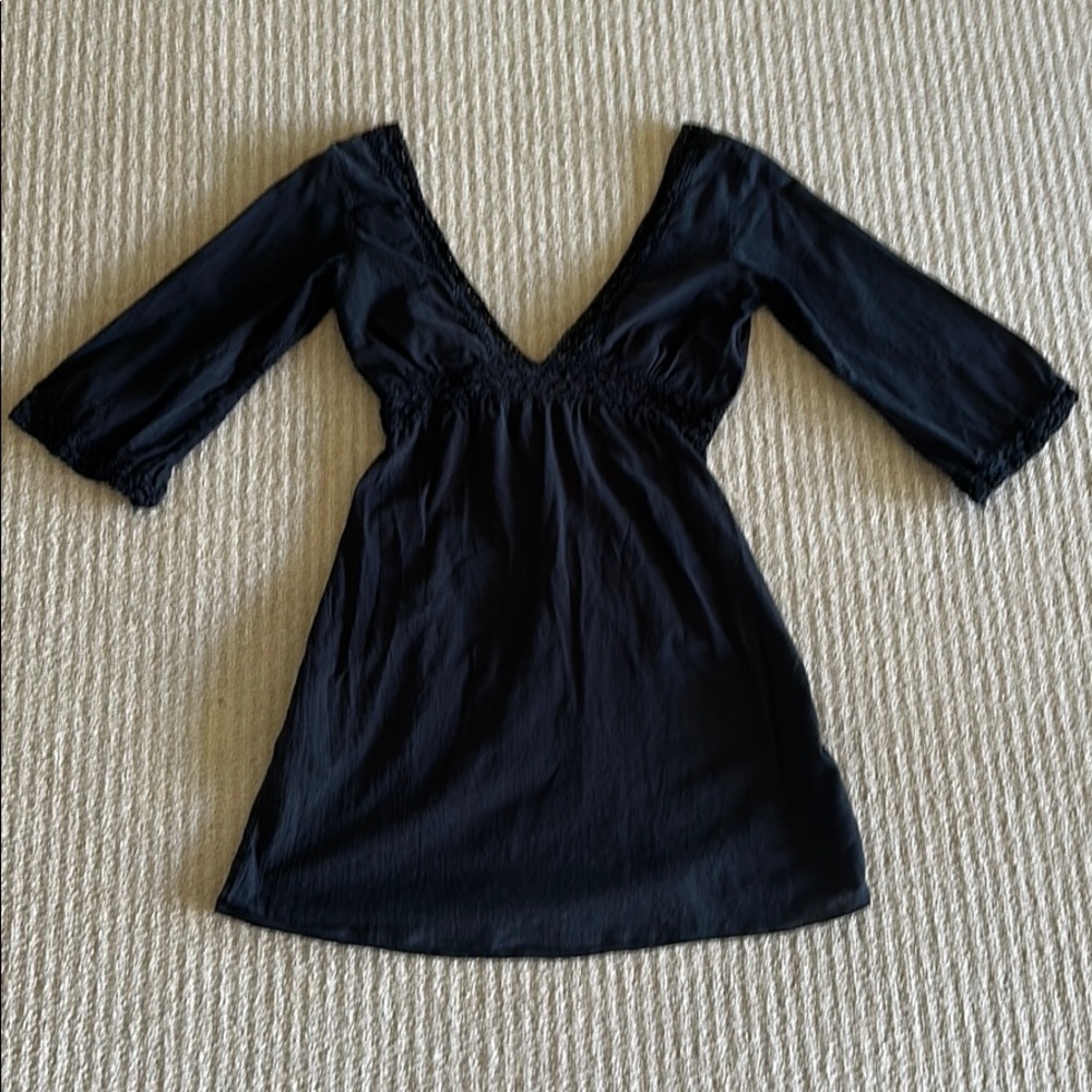 Indah Crochet Tie Back Dress Size S